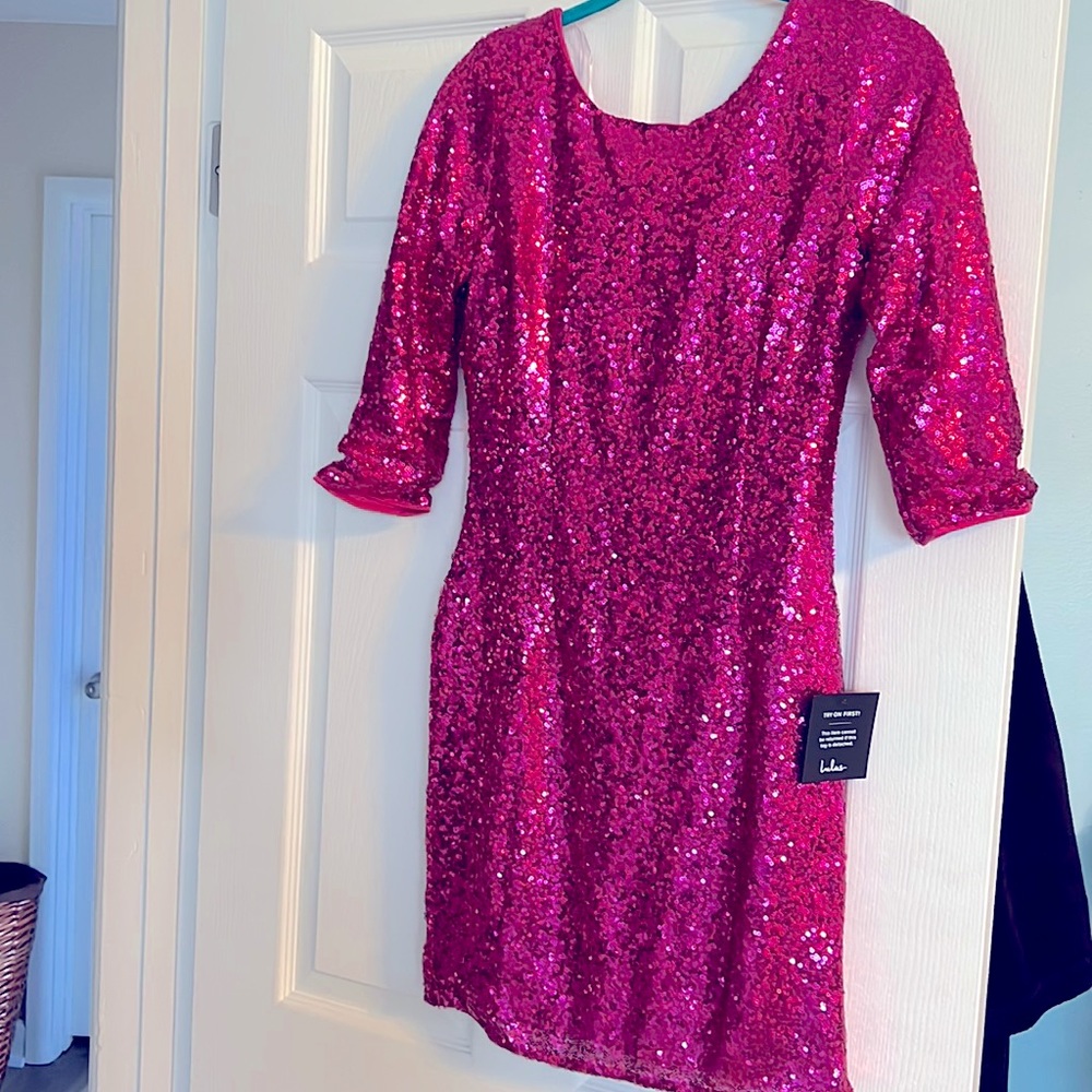 Sequin mini dress